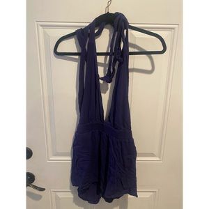 Lulus navy blue romper